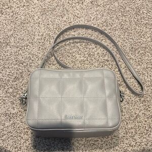 Nine West Gray Quilted Crossbody Bag